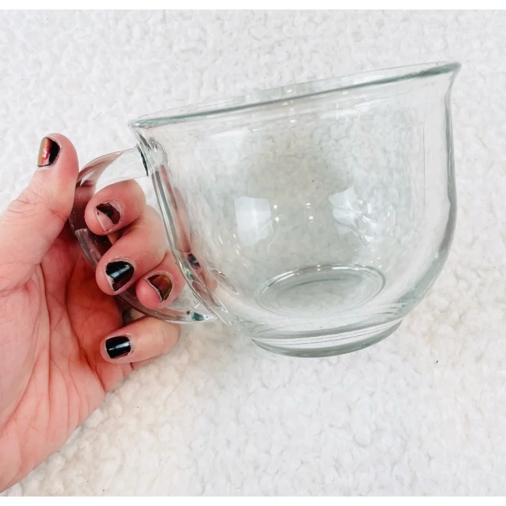 Minimalist Clear Glass Coffee Mug